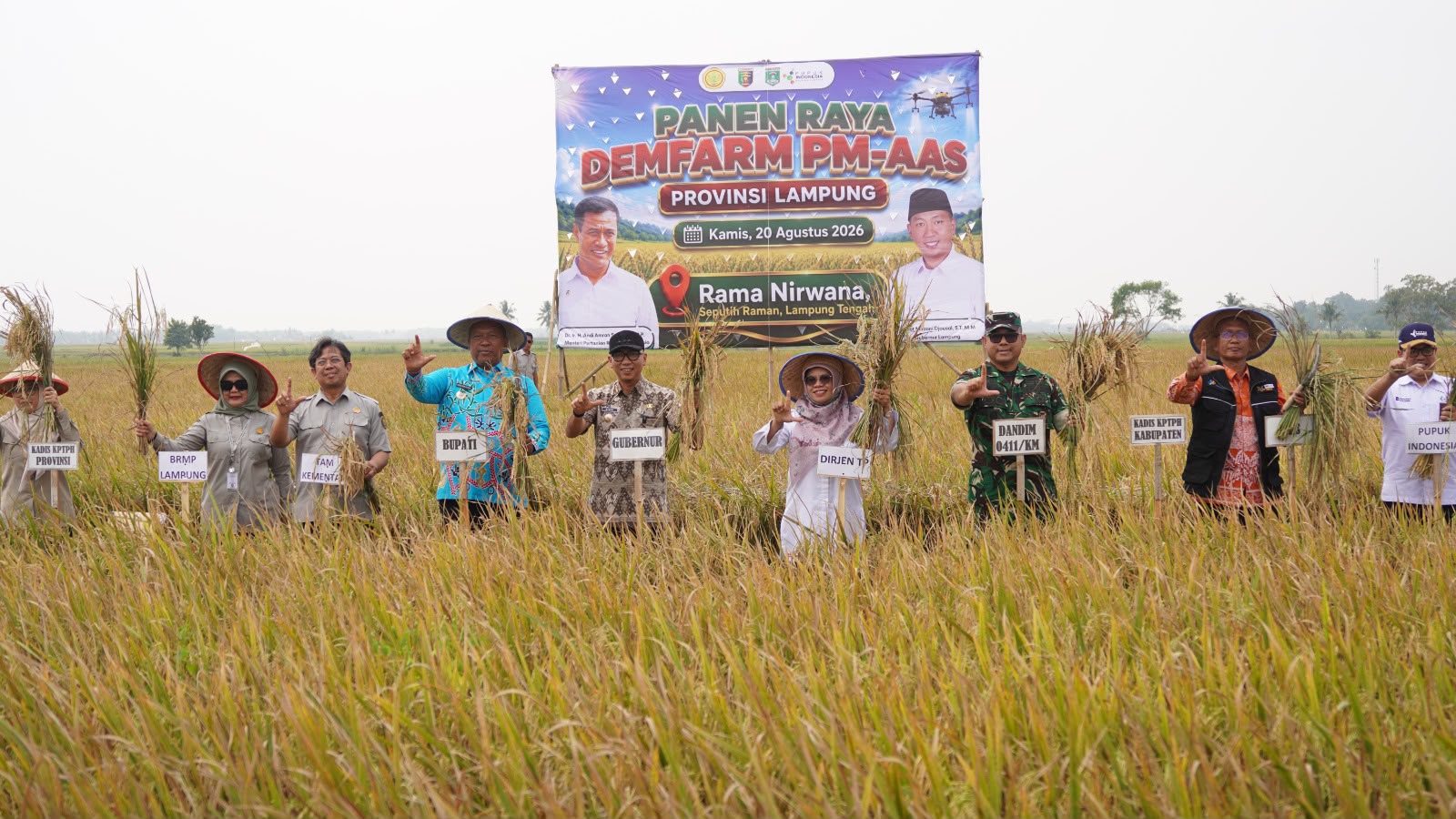 Terobosan Pertanian Modern AAS di Lampung Tengah Tembus 11,2 Ton/Ha, Menuju Swasembada Berkelanjutan
