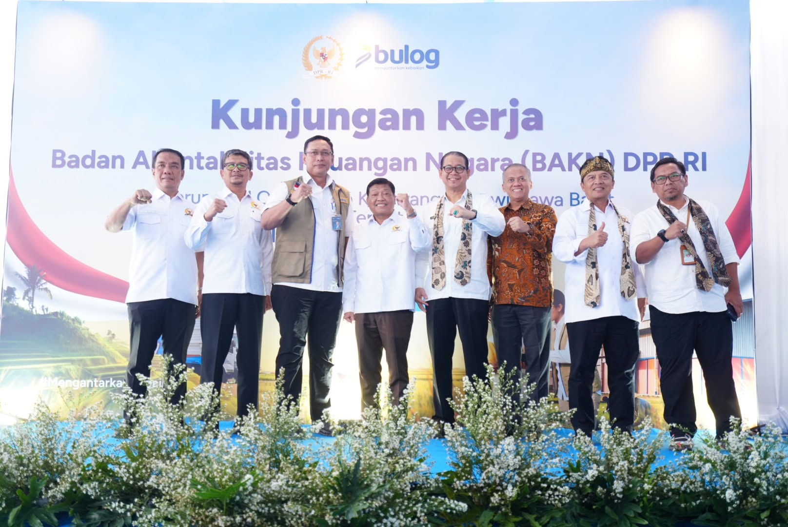 Dirjen Tanaman Pangan Dampingi Anggota BAKN DPR RI Kunjungi Karwang, Dalam rangka Mendorong Perbaikan Tata Kelola Pangan Nasional.
